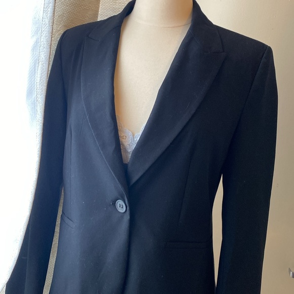 Zara Women's Black Blazer Jacket size 10 - Picture 3 of 8